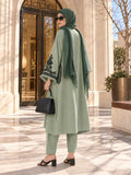Olive Filigree Co-Ord Set