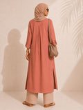 Breeze Line Dress — Spiced Apple Cider Abaya