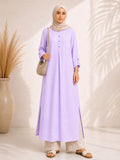 Breeze Line Dress — Lilac Haze Abaya