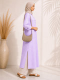 Breeze Line Dress — Lilac Haze Abaya
