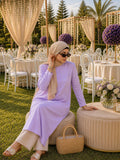 Breeze Line Dress — Lilac Haze Abaya