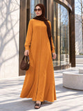 Timeless Mustard Abaya