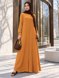 Timeless Mustard Abaya