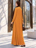 Timeless Mustard Abaya