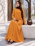 Timeless Mustard Abaya