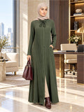 Tuck up-Olive Abaya
