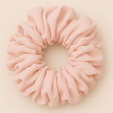 Peach Pink Scrunchie