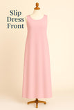 Sleeveless Slip Dress – Pink