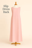 Sleeveless Slip Dress – Pink