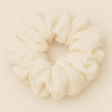 Cream Scrunchie