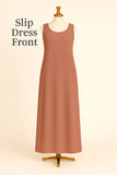 Sleeveless Slip Dress – Peach Pink