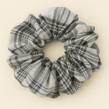 Black & Grey Printed Scrunchie